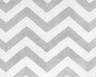 Gray And White Chevron Accent Floor Rug Zig Zag Yellow Collection
