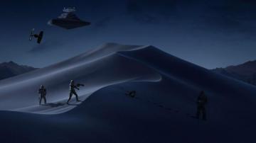 I Had An Idea To Combine Apple Wallpaper With A Star Wars Twist