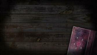 Books On A Wooden Surface Dark Theme Photography With Purple