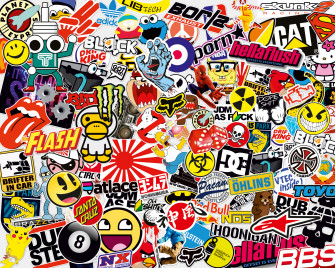 Sticker Bomb Wallpaper Man Made Hq Picture