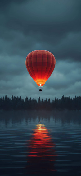 4k Hot iPhone Air Balloon Double Wallpaper For Lock And Home Screen