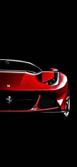 Red Ferrari Gtb Black Wallpaper Aesthetic