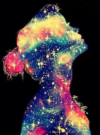 Galaxy Girl Print Galaxies Stars And Girls