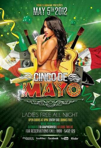 Cinco De Mayo Party Flyer Template By Louistwelve