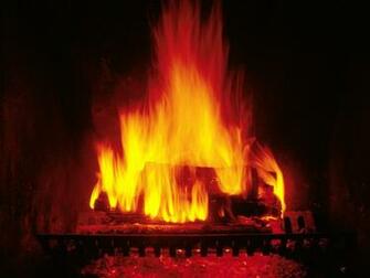 Crackling Fireplace Christmas Wallpaper