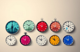 Time Zone Clock Wallpaper