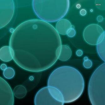 Blue Bubbles Wallpaper Abstract