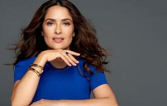 Wallpaper Portrait Actress Salma Hayek Image For Desktop