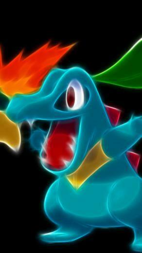 Background Chikorita Totodile HD Wallpaper Anime Manga
