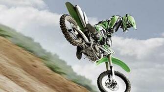 Motocross Green Kawasaki HD Wallpaper FullHDwpp Full