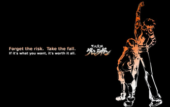 Text Tengen Wallpaper Toppa Gurren Lagann