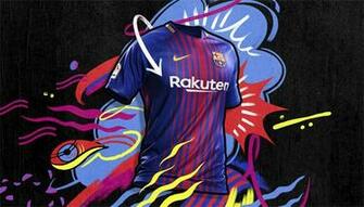 Brandneu Das Fc Barcelona Trikot Mit Frischem Look