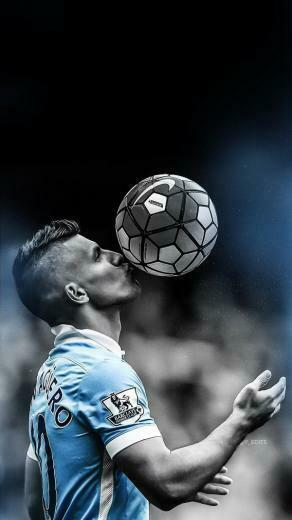 Sergio Kun Aguero iPhone Wallpaper Screenshots Manchester