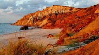 Cool Image Beaches Widescreen Head Sunbahting Cliffs HD Beach