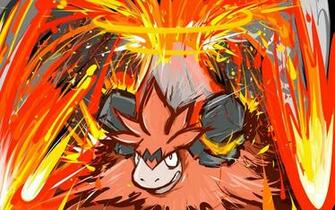 Mega Camerupt Eruption By Ishmam Pikachu Art Pokemon