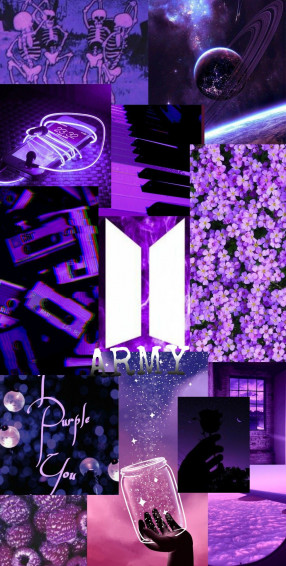 Bts Purple Aesthetic Desktop Wallpaper HD Fotodtp