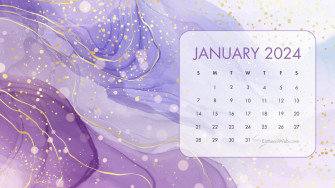 Jan Calendar Desktop Wallpaper
