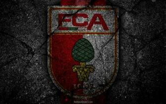 Wallpaper Augsburg Logo Art Bundesliga Soccer