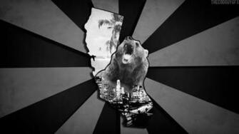 California Bear La Beach State HD Wallpaper By Thecodguy