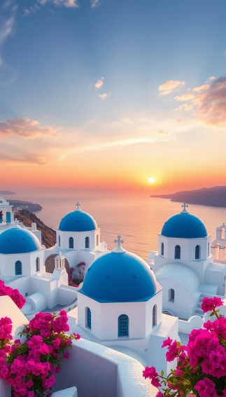 Santorini Wallpaper