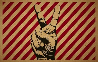 Hands Peace Wallpaper