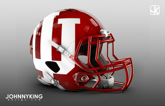 Indiana University Football Helmets For Alternates Large Iu