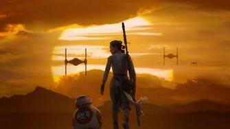 Rey Bb Star Wars The Force Awakens Wallpaper Desktop Background