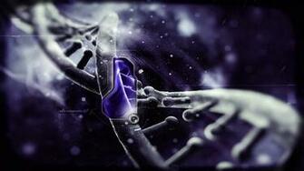 Wallpaper Genetic Code Dna Circuit HD Background