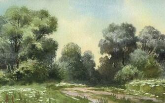 Watercolor Landscapes HD Wallpaper Paintings
