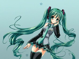 Hatsune Miku Vocaloid HD Anime Wallpaper Desktop