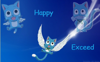 Fairy Tail Wallpaper Happy By Xxdgray Manxx