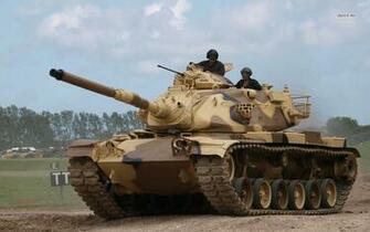 M48 Patton Camouflaged Tank Wallpaper Photography