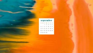 September Desktop Calendar Wallpaper Designs Options