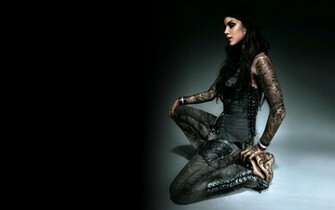 Chick Kat Von D Wallpaper Tattoo iPhone