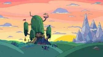 Adventure Time Environment Art Wallpaper