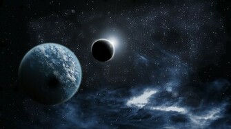 Wallpaper Background Moon Planets