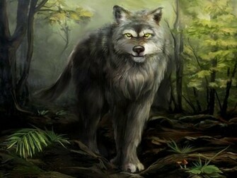 Fantasy Wolf Wallpaper
