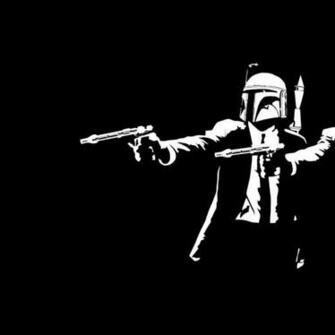 Wallpaper Star Wars Pulp Fiction Darth