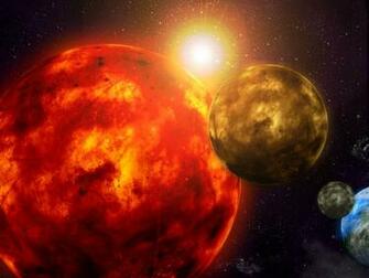 Desktop Wallpaper Planets In Space Background