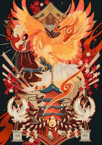 Ho Oh Pok Mon Mobile Wallpaper Zerochan Anime Image