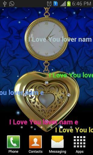 Bigger My Love Name Live Wallpaper 3d For Android Screenshot
