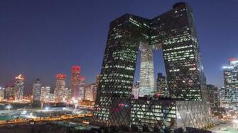 Cctv Building Beijing China 4k HD Desktop Wallpaper For
