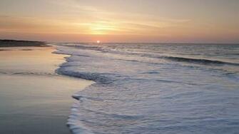 Sunrise Islands North Carolina Sea Wallpaper