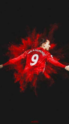 Daniel On Zlatan Ibrahimovic Mufc Phone Wallpaper