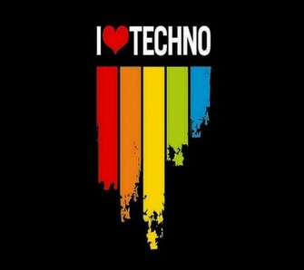 Love Techno Wallpaper HD Background Desktop
