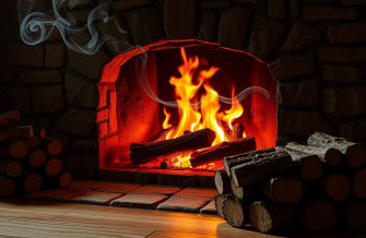 Live Fireplace Wallpaper