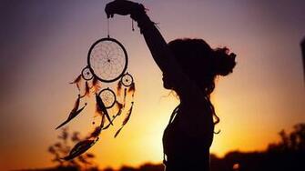 Dream Catcher Background With Quotes