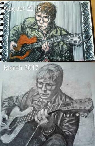 John Denver Image Sketches HD Wallpaper And