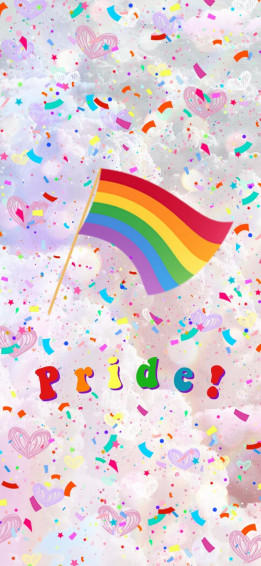Cute Pride Flag Lgbt Phone Wallpaper