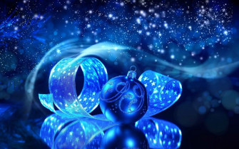 Blue Christmas Wallpaper